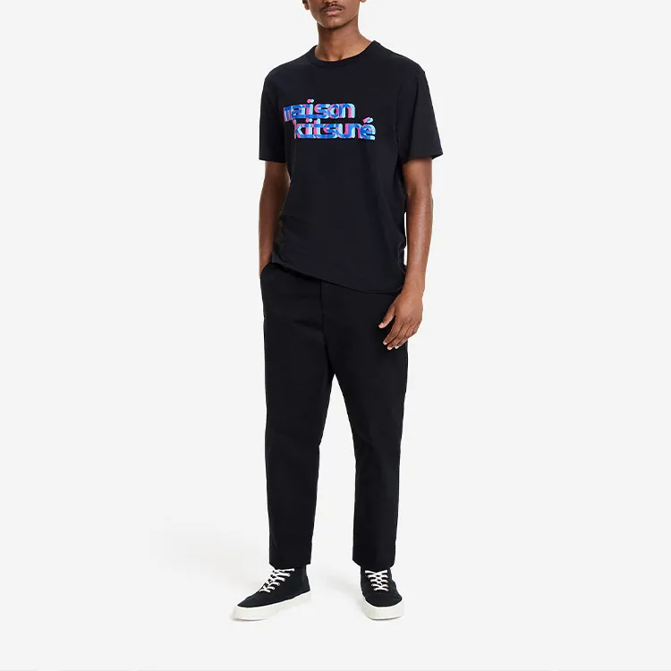 Maison Kitsune T Shirts Men Black-2