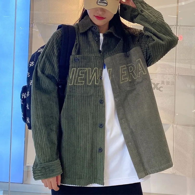 New Era Shirts Unisex Army Green-2