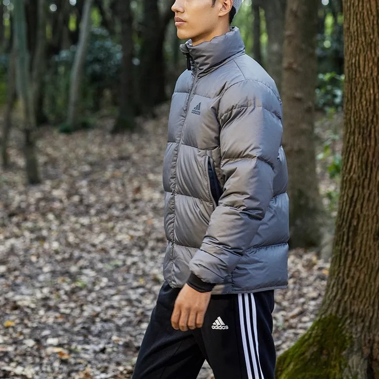 Adidas Down Jacket Winter Men's Gray-4