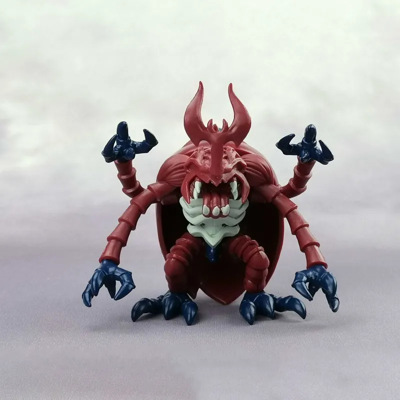 BANDAI Tentomon Digimon Anime Character Metal Garurumon Palm-Operated SHODO Food Play Assembled Models-5