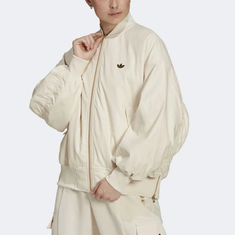 Adidas Originals Jackets Women's Yellow White-1