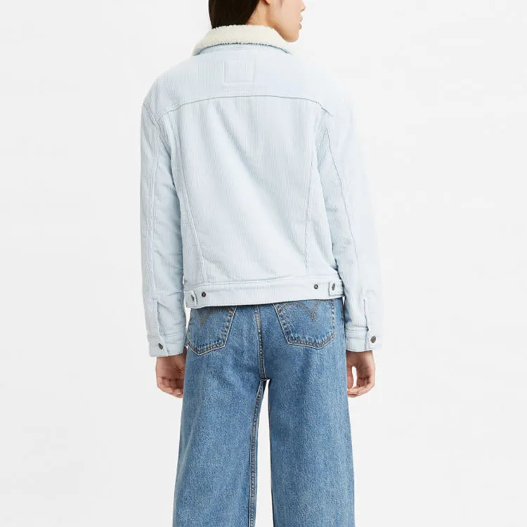 Levi's Velvet feel Coat Women's Light Blue-3