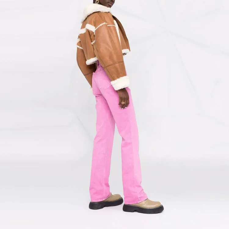 Jacquemus Jeans Women's Pink-4