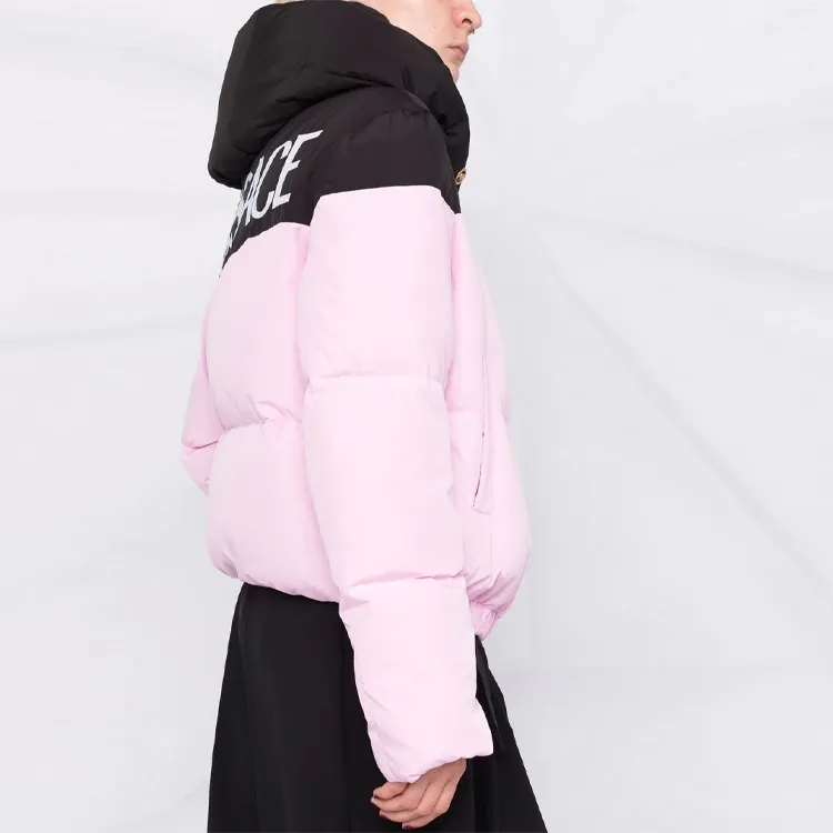 FANSIZHE Down Jacket Women's Pink-4