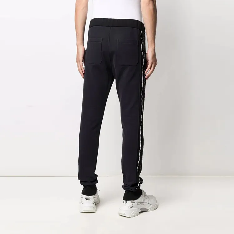 BALMAIN FW21 Knitted Sports Pants Men's Black-2