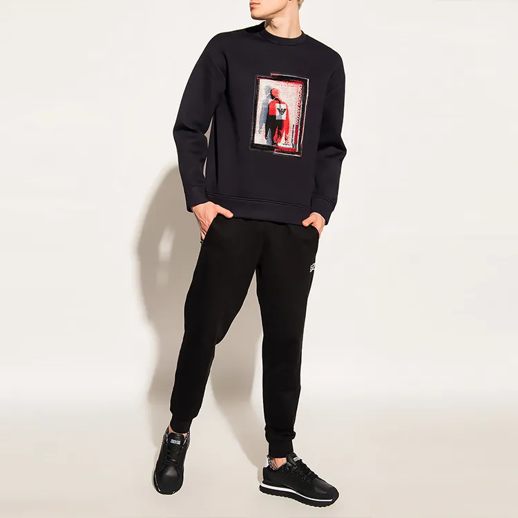 EMPORIO ARMANI Sweatshirt Men's Black-2