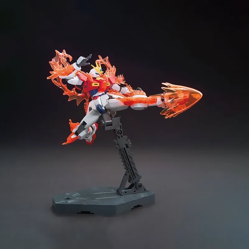 BANDAI HG Collection BF/BD Mobile Suit Gundam Build Fighters TRY Burning Gundam Model Kits-5