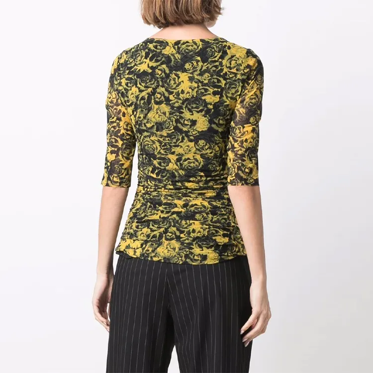 GANNI T-Shirts Women's Yellow-2