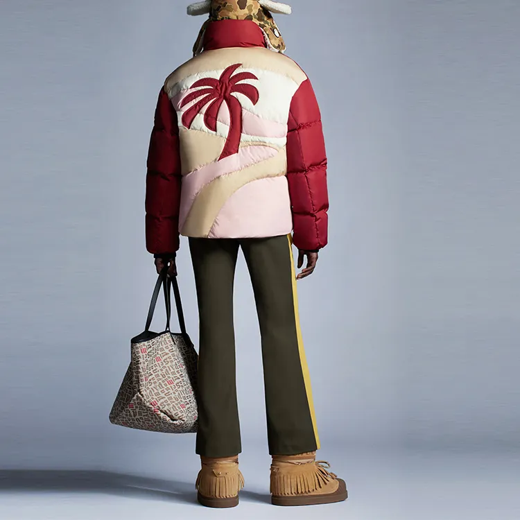 Palm Angels X MONCLER GENIUS MONCLER GENIUS X PALM ANGEL Down Jackets Unisex Red-2