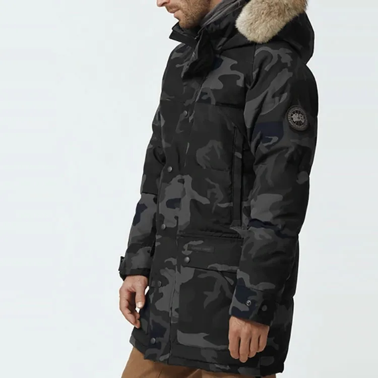 Canada Goose Emory Series FW21 Down Jacket Men's Black Camouflage-4