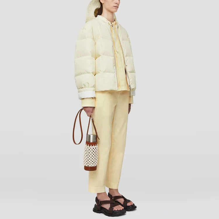 JIL SANDER Down Jacket Women's Ecru-4