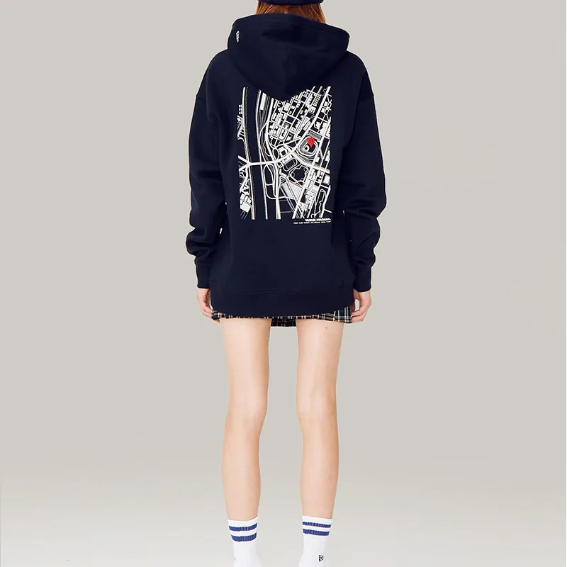 New Era Sweatshirt Winter Unisex Marine Blue-3