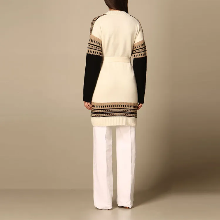 MaxMara Loose Fit Knitwear Women's Cream Yellow-3