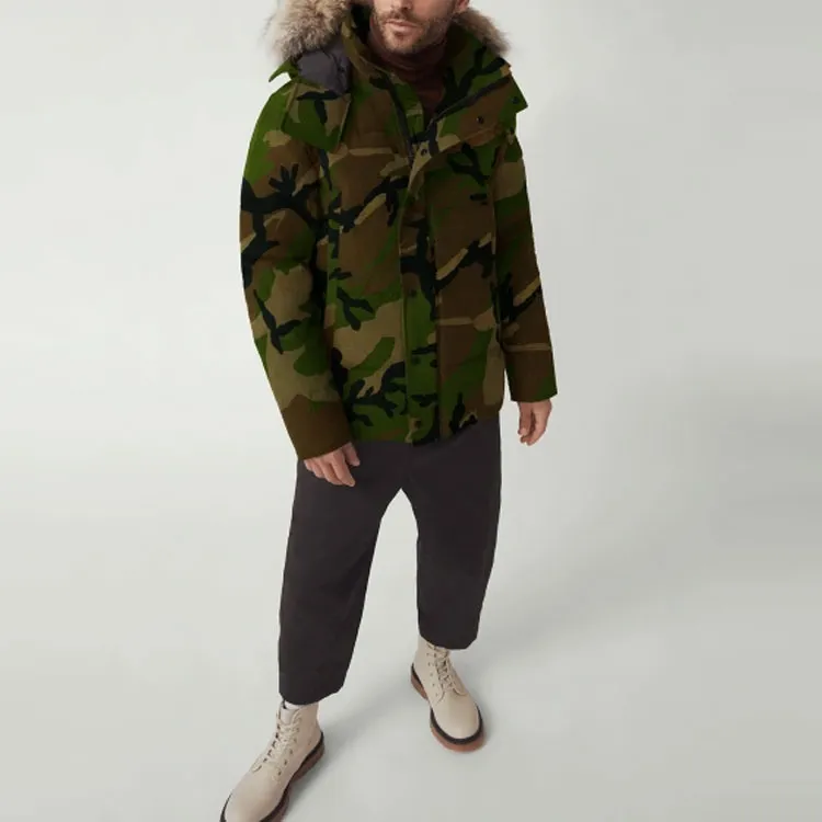 Canada Goose Down Jacket Men's Green Camouflage-2