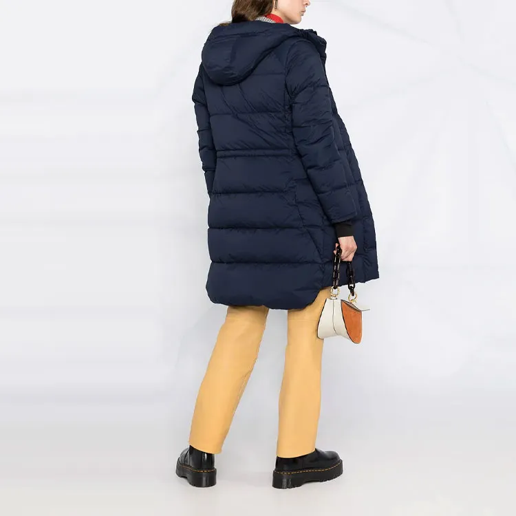 Canada Goose Logo Patch Hooded Quilted Coat-2