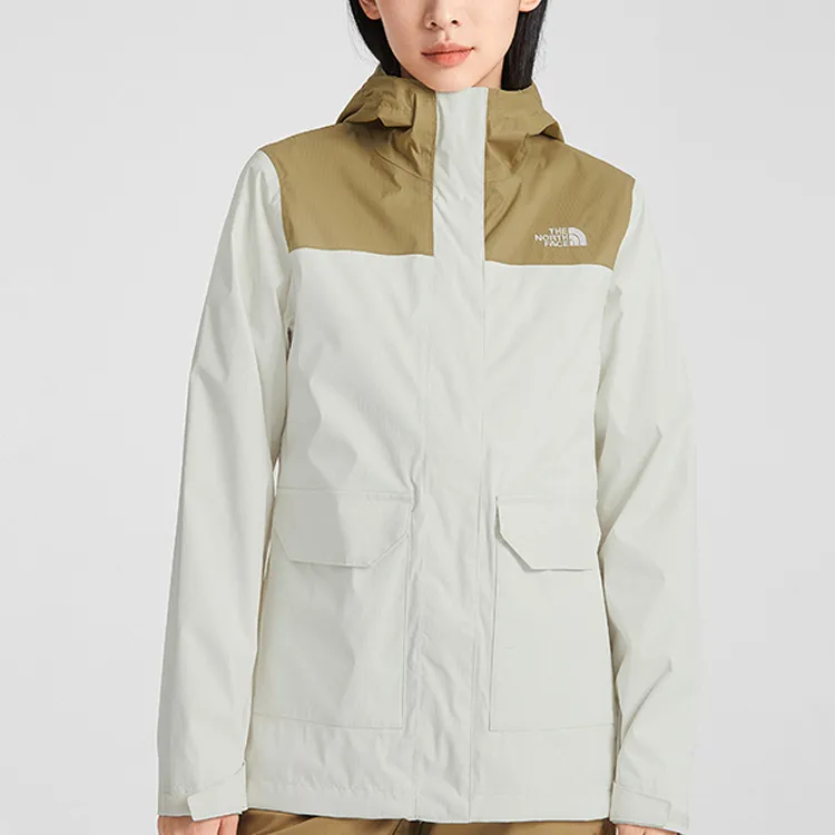 THE NORTH FACE City Outdoor Collection Windbreaker Jacket Women's Beige-4