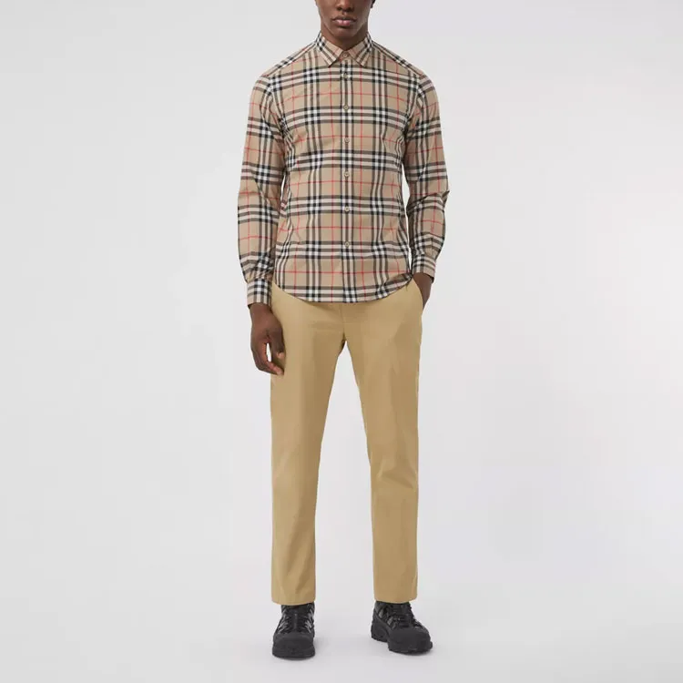Burberry Casual Pants Men's Khaki-2