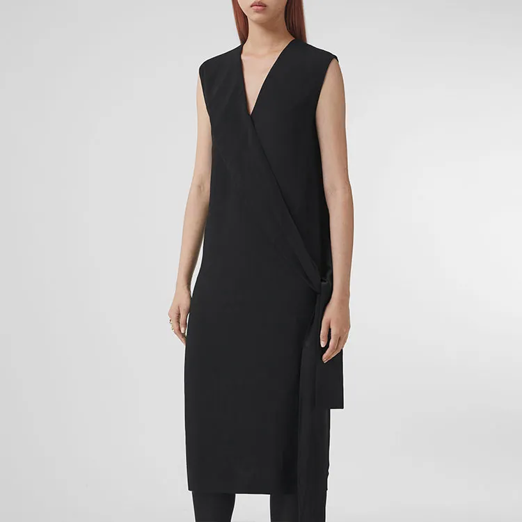 Burberry Sleeveless Dresses Women's Black-2