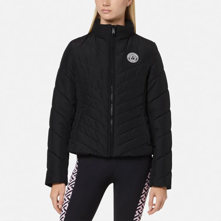 VERSACE Down Jackets Women's Black-2