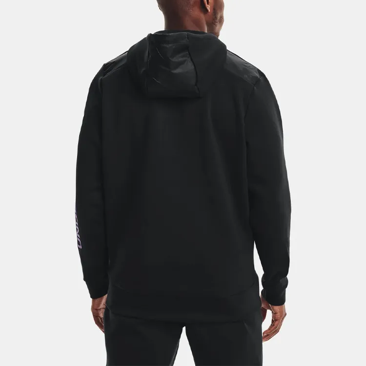 Under Armour Sweatshirt Men's Black Purple-4