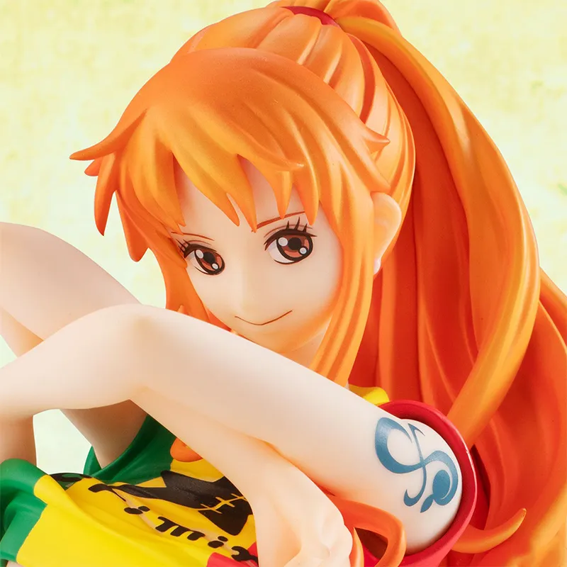 MegaHouse Nami Pop Limited Edition One Piece Ver.bb_rasta Color Scale Figures 13cm-4