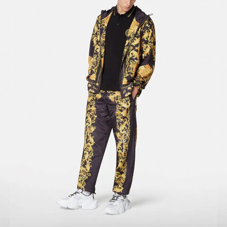VERSACE JEANS COUTURE Knitted Sweatpants Men Black-1