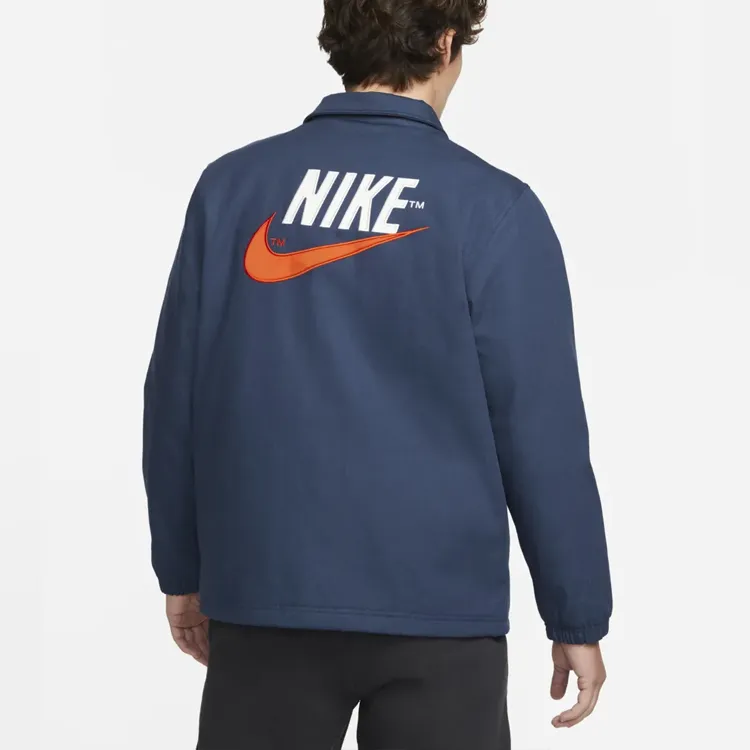 Nike Puffer Jacket Winter Men's Blue-4