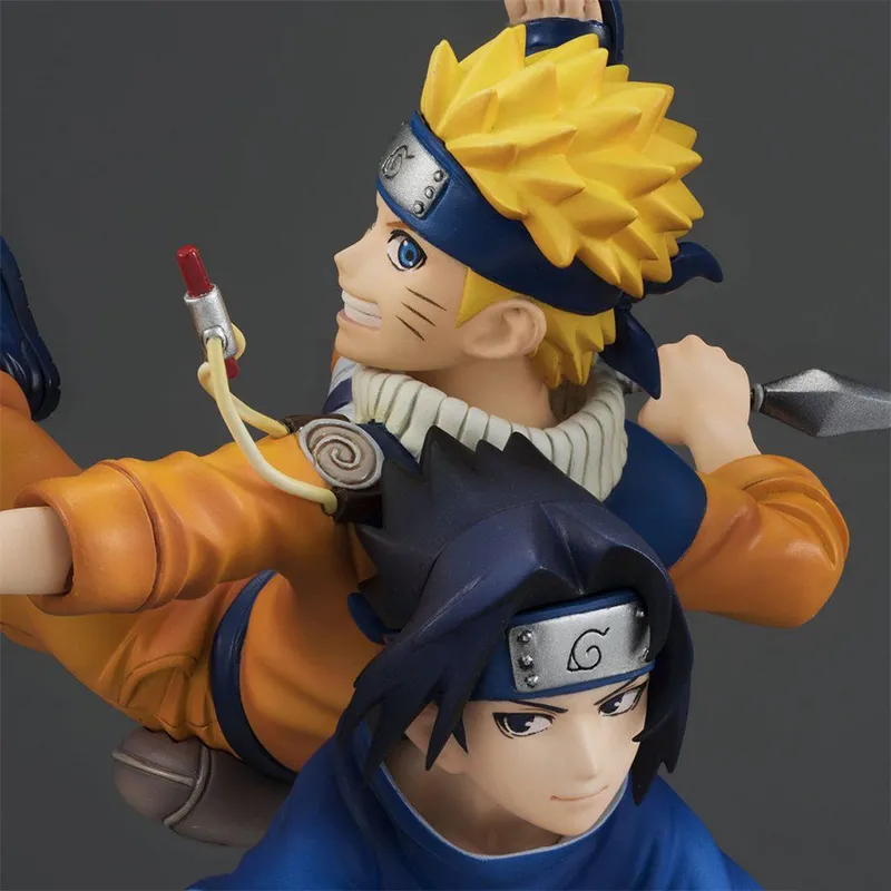 MegaHouse Naruto Uzumaki G.e.m. Naruto The Path Of The Wind Sasuke Uchiha & Scale Figures 15cm-4