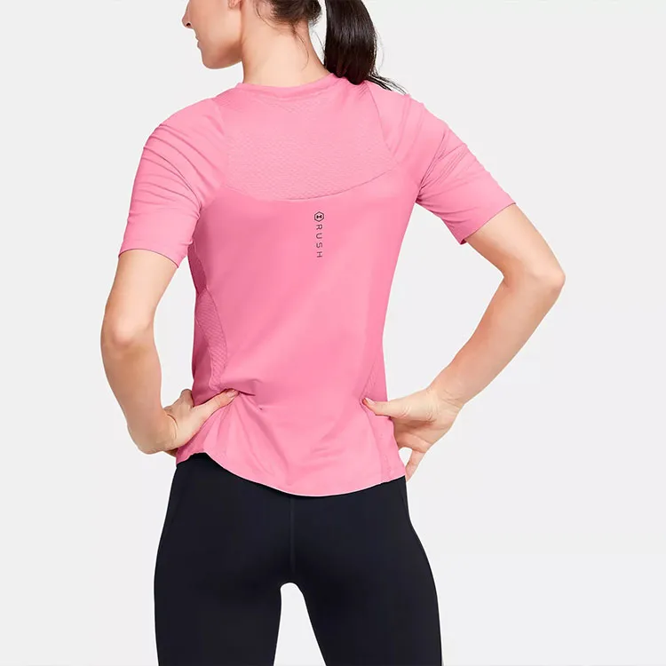 Under Armour Raglan Sleeve T Shirt Women's Pink-2