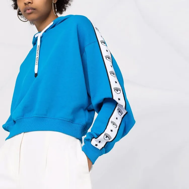 CHIARA FERRAGNI Sweatshirts Women's Blue-4
