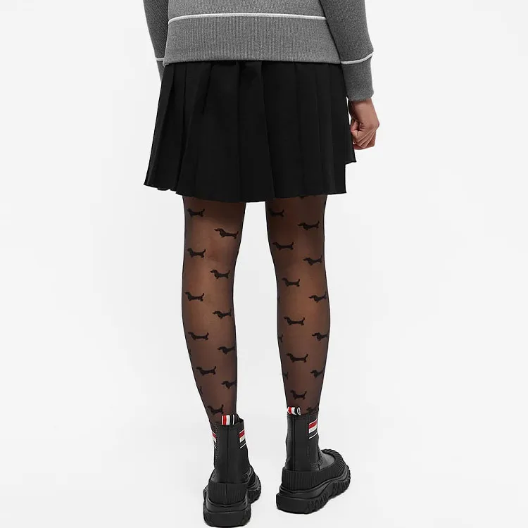 THOM BROWNE Hector motif Tights-2