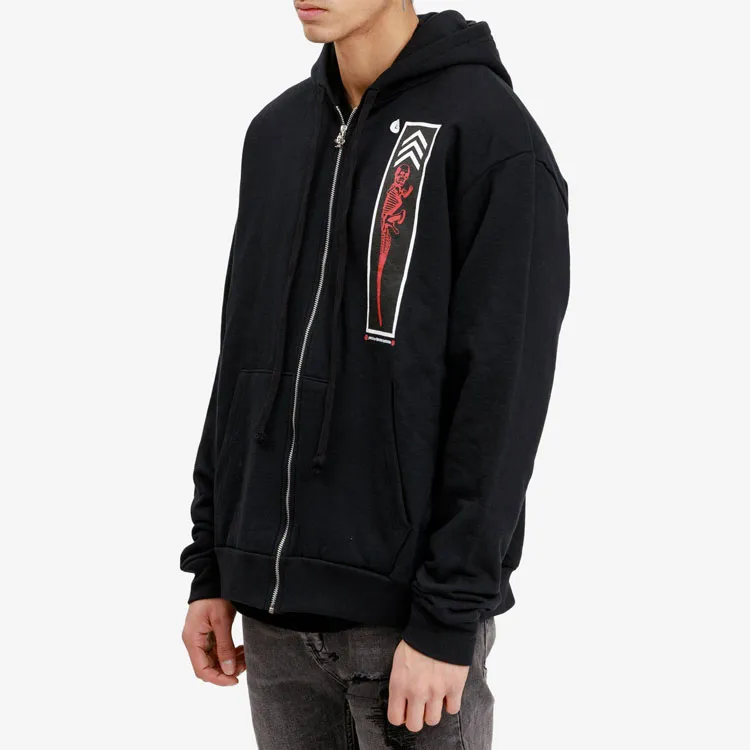 Chrome Hearts Foti Jarvis Block Zip Up Hoodie-4