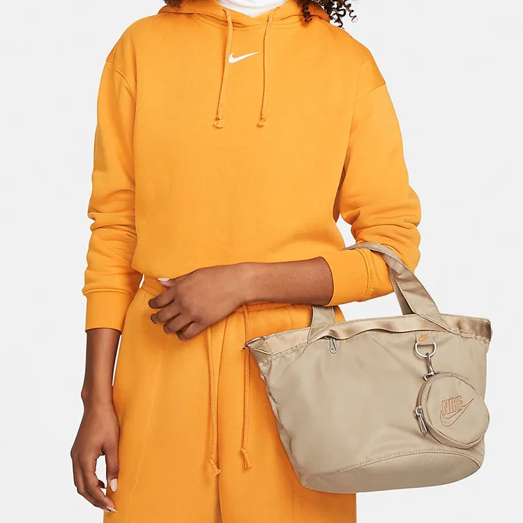 Nike Polyester Tote Bag Shopping Bag Shoulder Bag Crossbody Bag Handbag Regular Women's Lime Gray-4