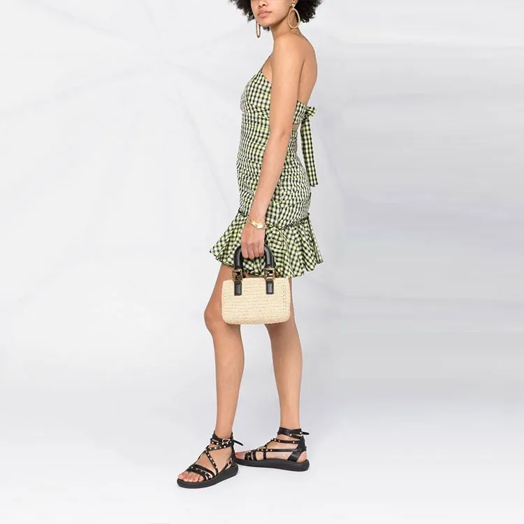PHILOSOPHY DI LORENZO SERAFINI Vichy Taffeta Mini Dress-3