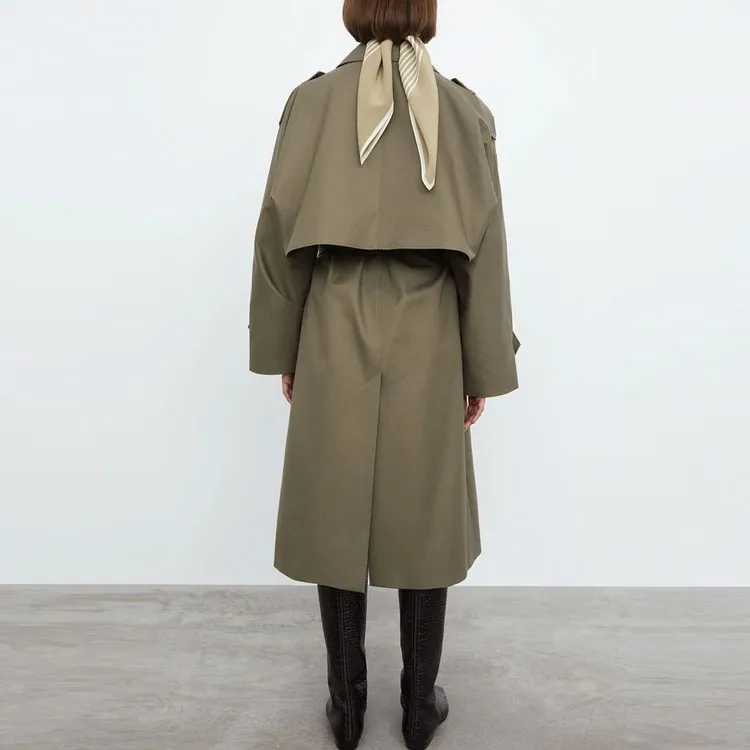 TOTEME Coats Women's Army Green-3
