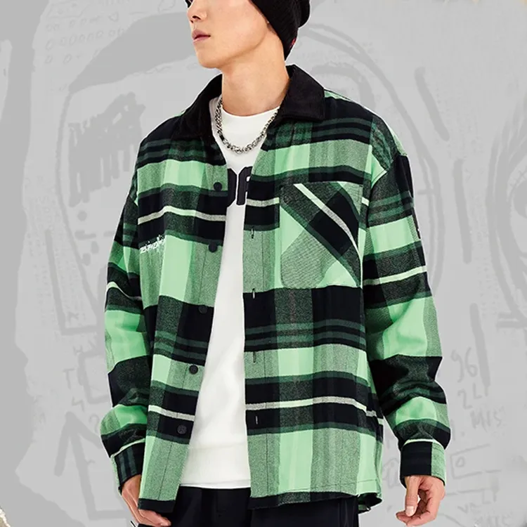 LINING Badfive Shirts Men Green-2
