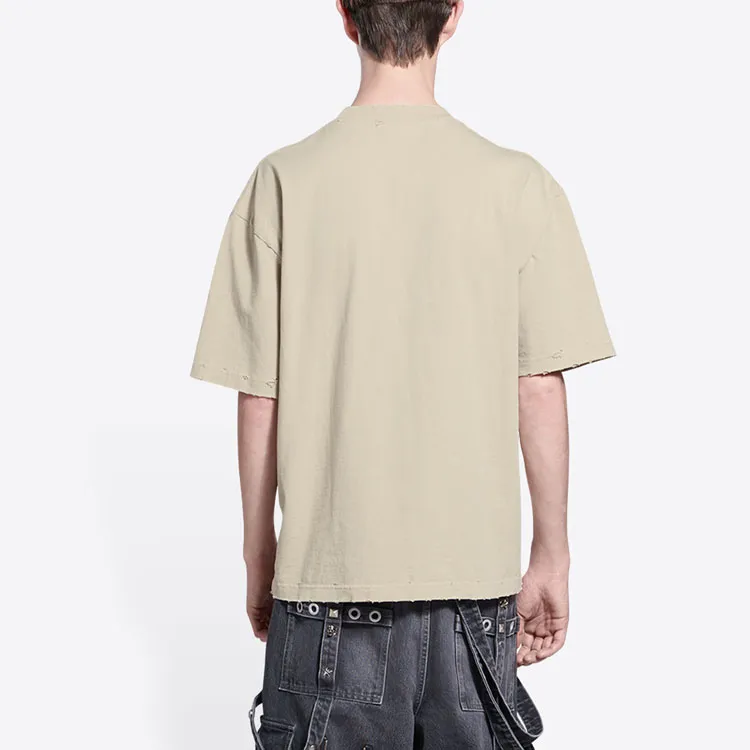 Balenciaga SS22 T Shirt Men's Beige-4
