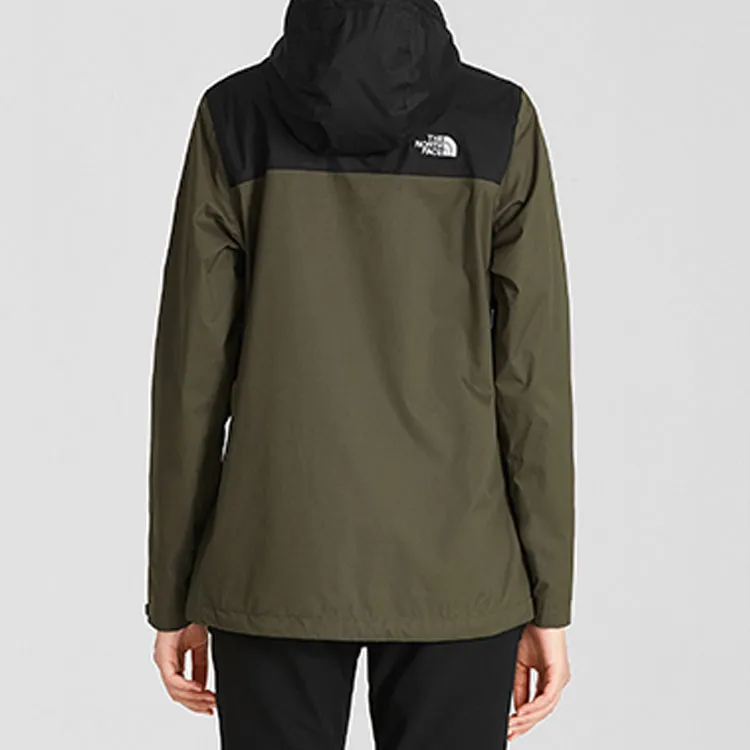 THE NORTH FACE City Outdoor Collection Windbreaker Jackets Women's Olive Green-3