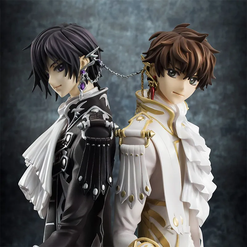 MegaHouse G.e.m. Code Geass Rebellion Of Luluus R2 Kiritsugu, Suzaku & Luluus Lamperouge Scale Figures 24cm-4