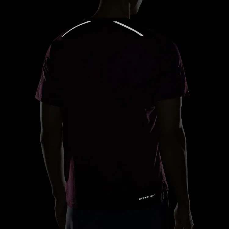 Nike T Shirts Men Burgundy-3