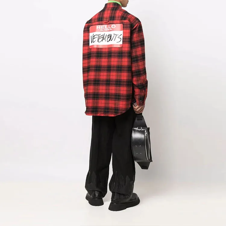 Vetements Plaid Shirt-3
