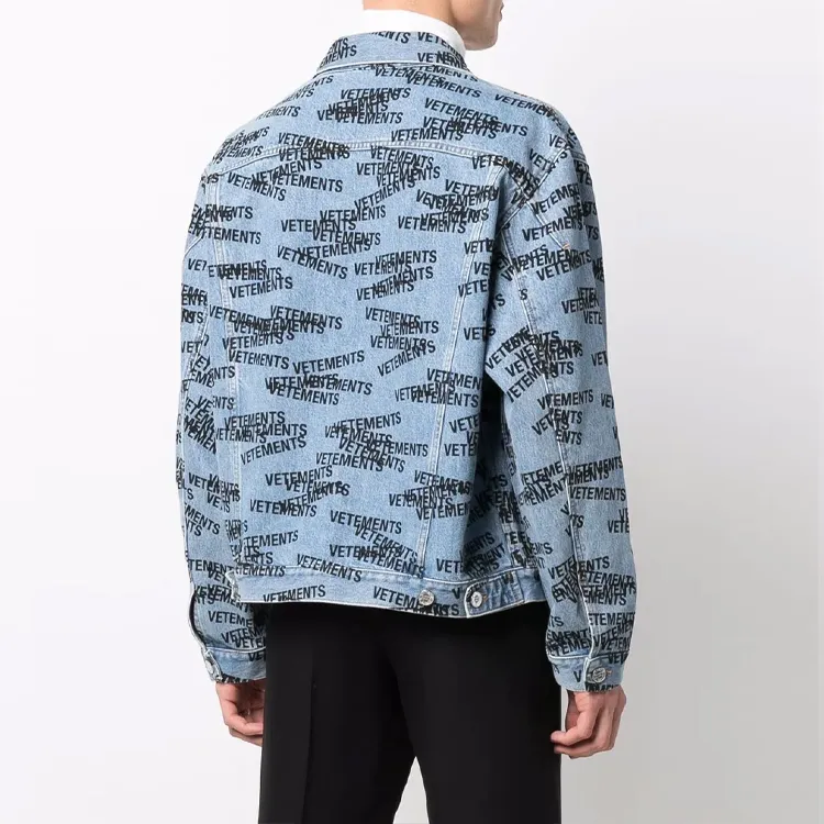 Vetements Denim Jackets Unisex Blue-1