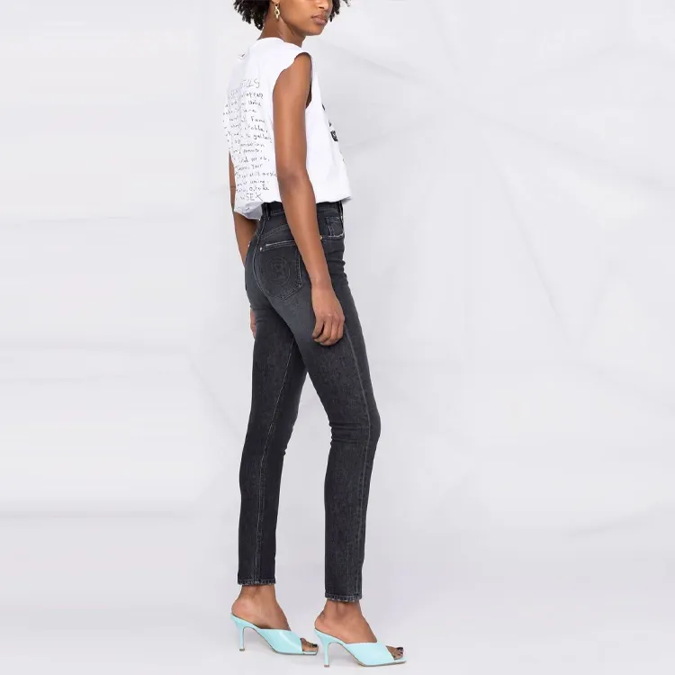 BALMAIN Jeans Women's Dark Gray-3