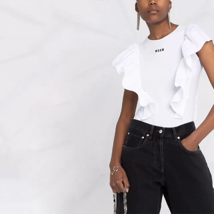 MSGM Bodysuits Women's White-4
