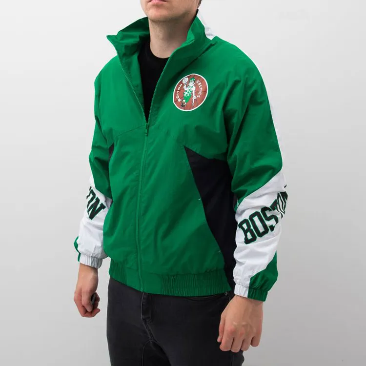 Mitchell Ness Jackets Unisex Green-4