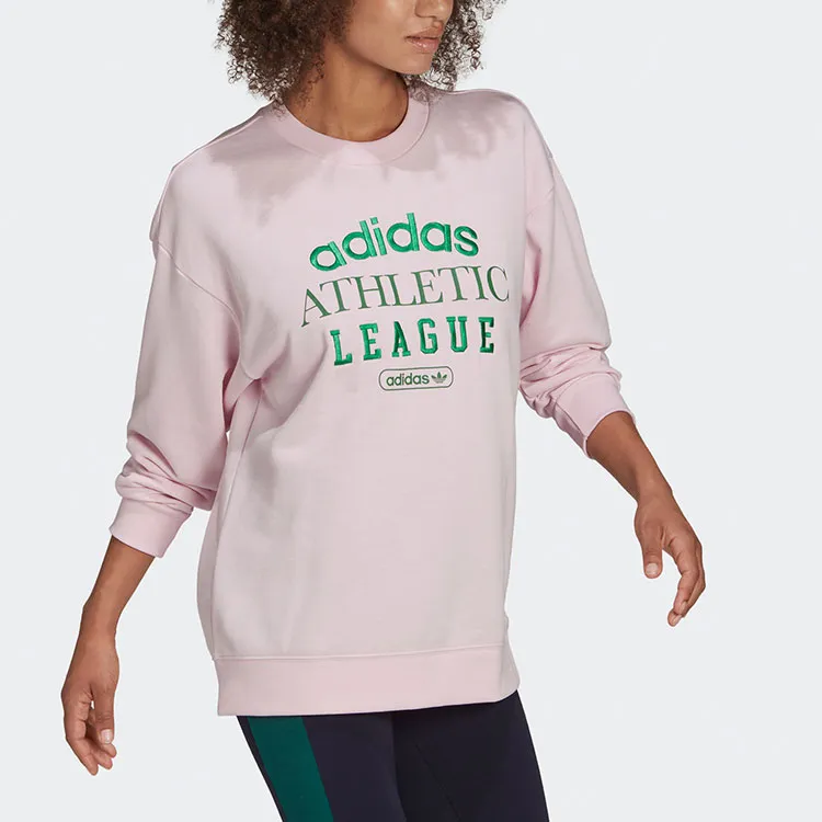 Adidas Originals Sweatshirts Women's Clear Pink-3