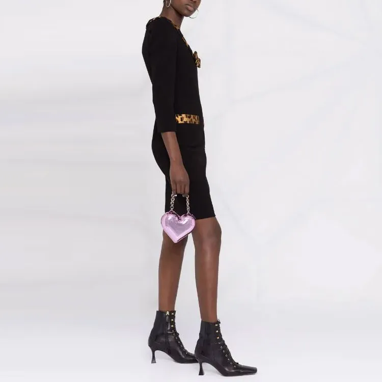 MOSCHINO Long-Sleeved Dresses Women's Black-4