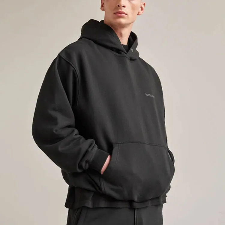 REPRESENT Blank Oversized Hoodie-4