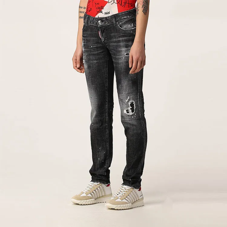 DSQUARED2 Distressed Denim Jeans-4