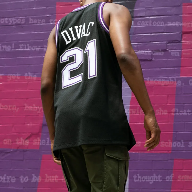 Mitchell Ness 'NBA Sacramento Kings 2000 Vlade Divac' Swingman Jersey Vest Top-3
